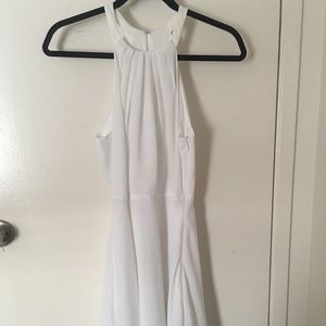 Express White Sleeveless Dress